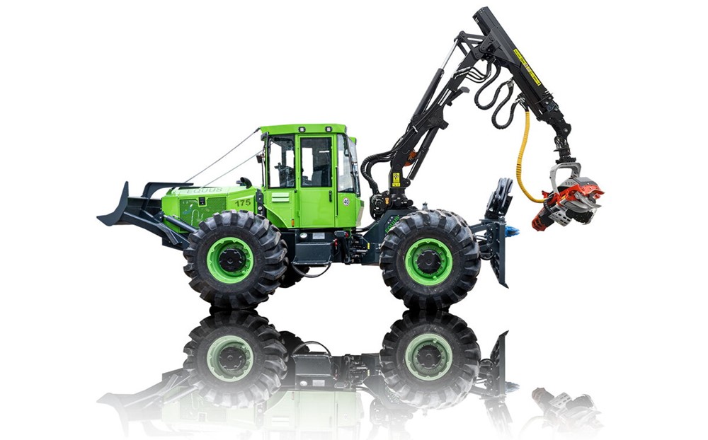 Macchina forestale EQUUS 175N UH con configurazione harvester 