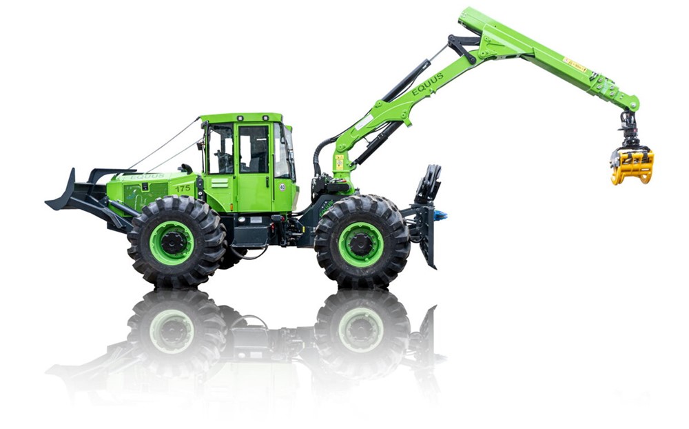 Skidder forestale EQUUS 175N UN per trascinamento e movimentazione del legname 