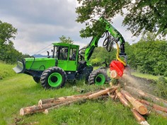 Braccio idraulico Heavy Duty dell'EQUUS 175N UH per lavorazioni forestali 