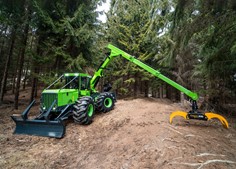 Braccio idraulico Heavy Duty dell'EQUUS 175N UN per impieghi forestali 