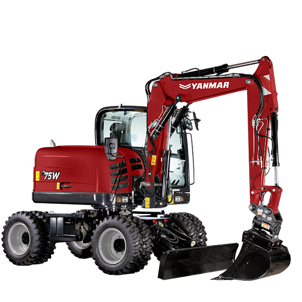 Escavatore Gommato B75W Yanmar 