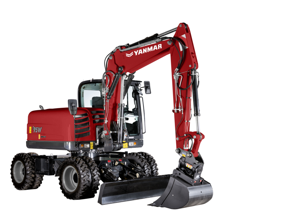 Escavatore Gommato B95W Yanmar 